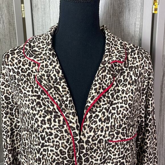 Charter Club Intimates leopard print nightgown women's L - Picture 3 of 15